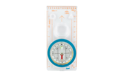 UST Deluxe Clear Base Plate Map Compass, Swivel Bezel, Magnifier, Breakaway Lanyard 1156807