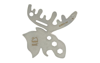 UST Moose Stainless Steel Pocket Multi-Tool with Carabiner, Silver Finish 1156818