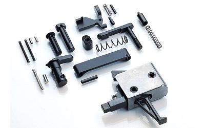CMC AR Lower Parts Kit Flat 3.5 lb Trigger with Anti-Walk Pin Set Black