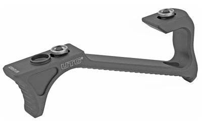 UTG Lightweight Angled KeyMod Foregrip, 6061-T6 Aluminum, Slim Ergonomic Profile, Matte Black