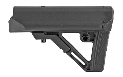 UTG Combat Ops S1 AR-15 M4 Polymer Collapsible Stock with Reversible QD Swivel Housing, Black Finish