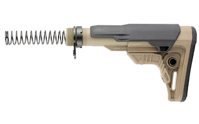 UTG PRO AR-15 S4 Mil-Spec Stock Kit with Extension Tube, Buffer, Spring, Castle Nut, Flat Dark Earth, RBUS4DM