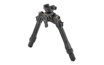 UTG TBNR 7"-9" Folding Bipod, Low Profile Picatinny Mount, Steel Ball Bearing Detent Leg Lock, Black