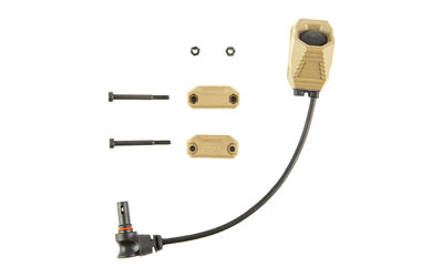 Unity Tactical AXN-SL-L4.5F AXON SL Single Button Weapon Light Switch, 4.5", Flat Dark Earth, Picatinny