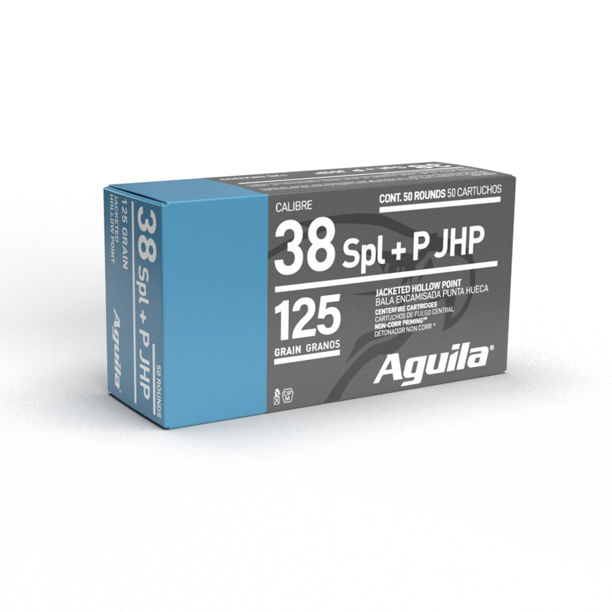 Aguila Ammunition .38 Special 125 Grain  +P Jacketed Hollow Point