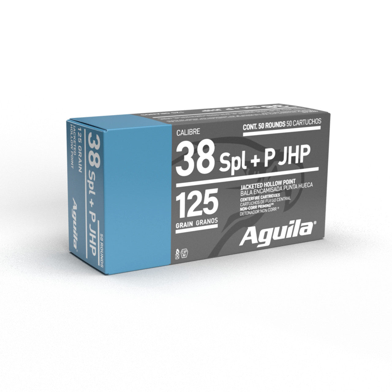 Aguila Ammunition .38 Special 125 Grain  +P Jacketed Hollow Point