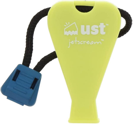 UST JetScream Floating Survival Whistle 122dB Yellow Pea-Less