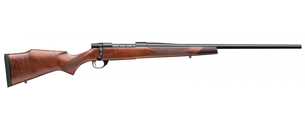 Weatherby VDT223RR4T Vanguard Sporter Full Size 223 Rem 5+1 24" Bead Blasted Blued #2 Threaded Barrel, Matte Blued Drilled & Tapped Steel Receiver, Grade A Turkish Walnut Monte Carlo Stock