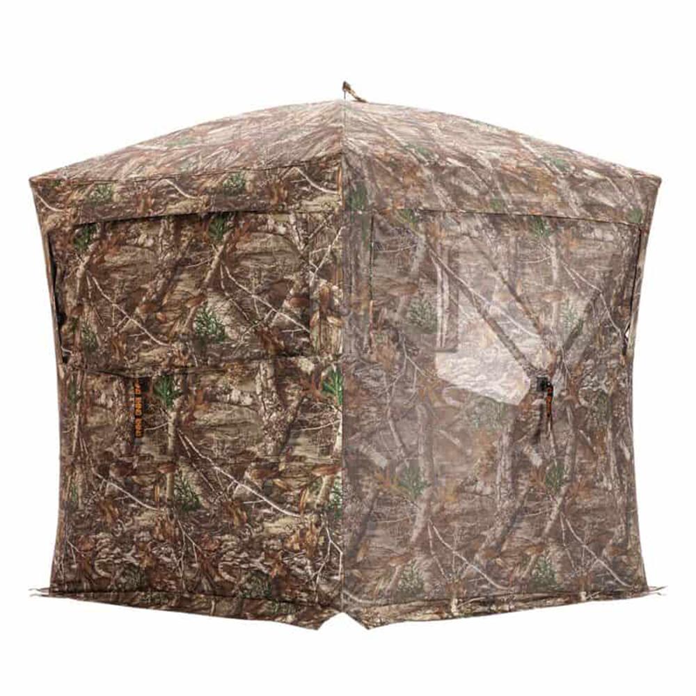 Rhino 180 Pro FD Ground Blind Realtree Edge Full Zipper Door 3-Hunter
