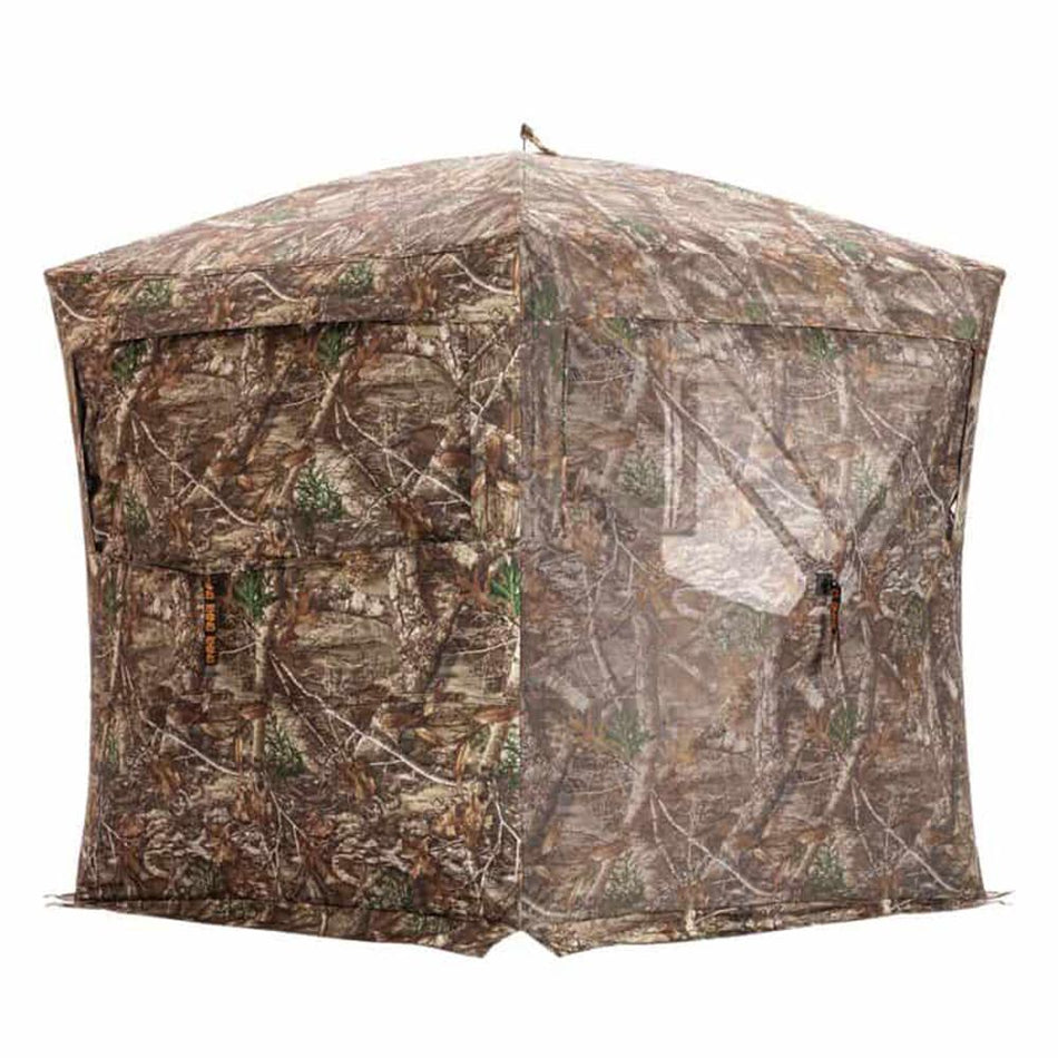 Rhino 180 Pro FD Ground Blind Realtree Edge Full Zipper Door 3-Hunter