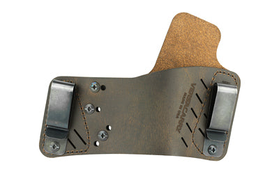 Versacarry Protector S3 Tuckable IWB Metal Clip Holster Distressed Brown Leather Right Hand 52311