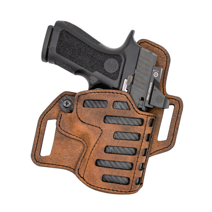 Versacarry Compound OWB Holster Right Hand Brown Size 3