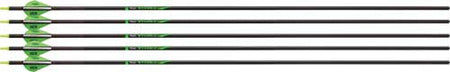 Victory VForce Gamer 400 Spine Fletched Archery Arrows 6 Pack