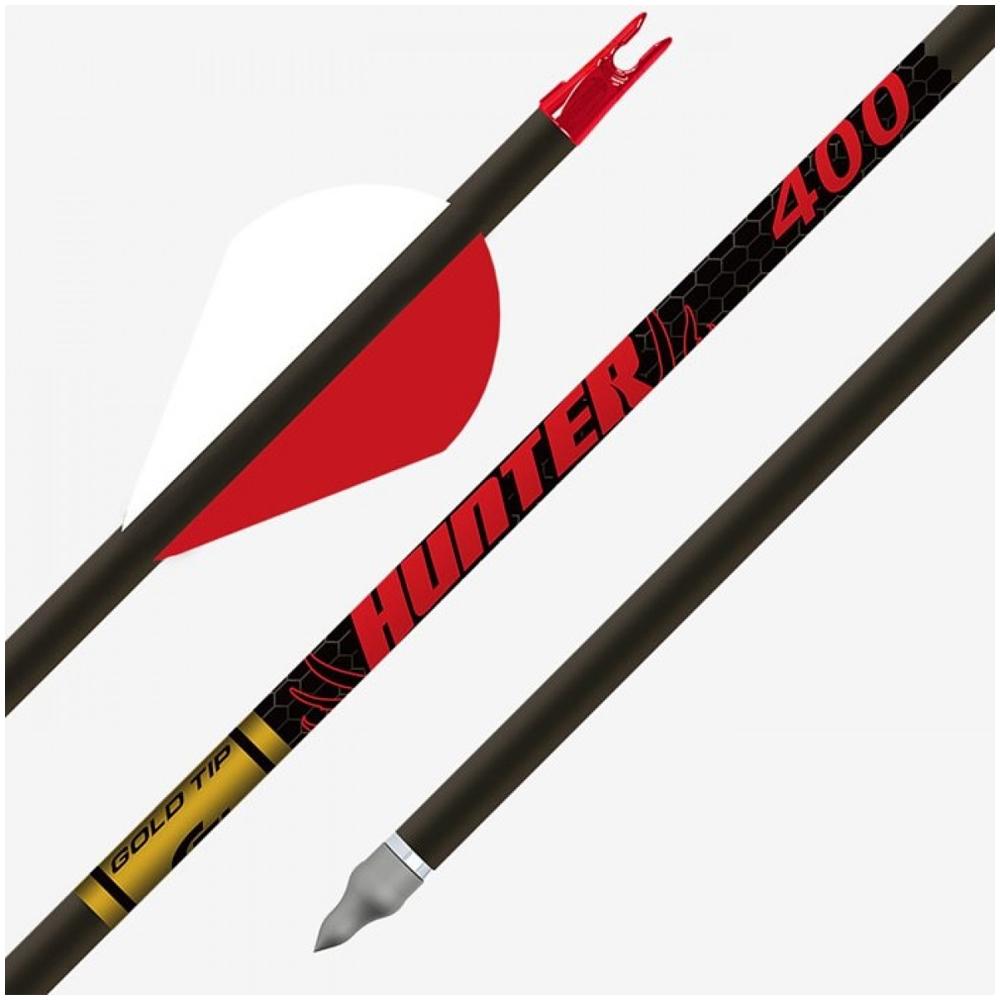 Gold Tip Hunter 340 2-Inch Raptor Vane Arrow Set 1/2dz