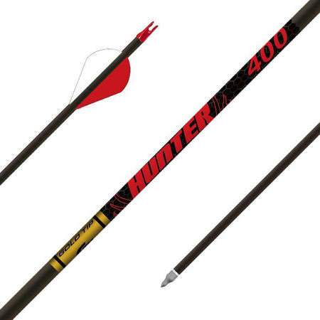 Gold Tip Hunter Series 400 Spine Hunting Arrows 2in Rapt-X 6ct