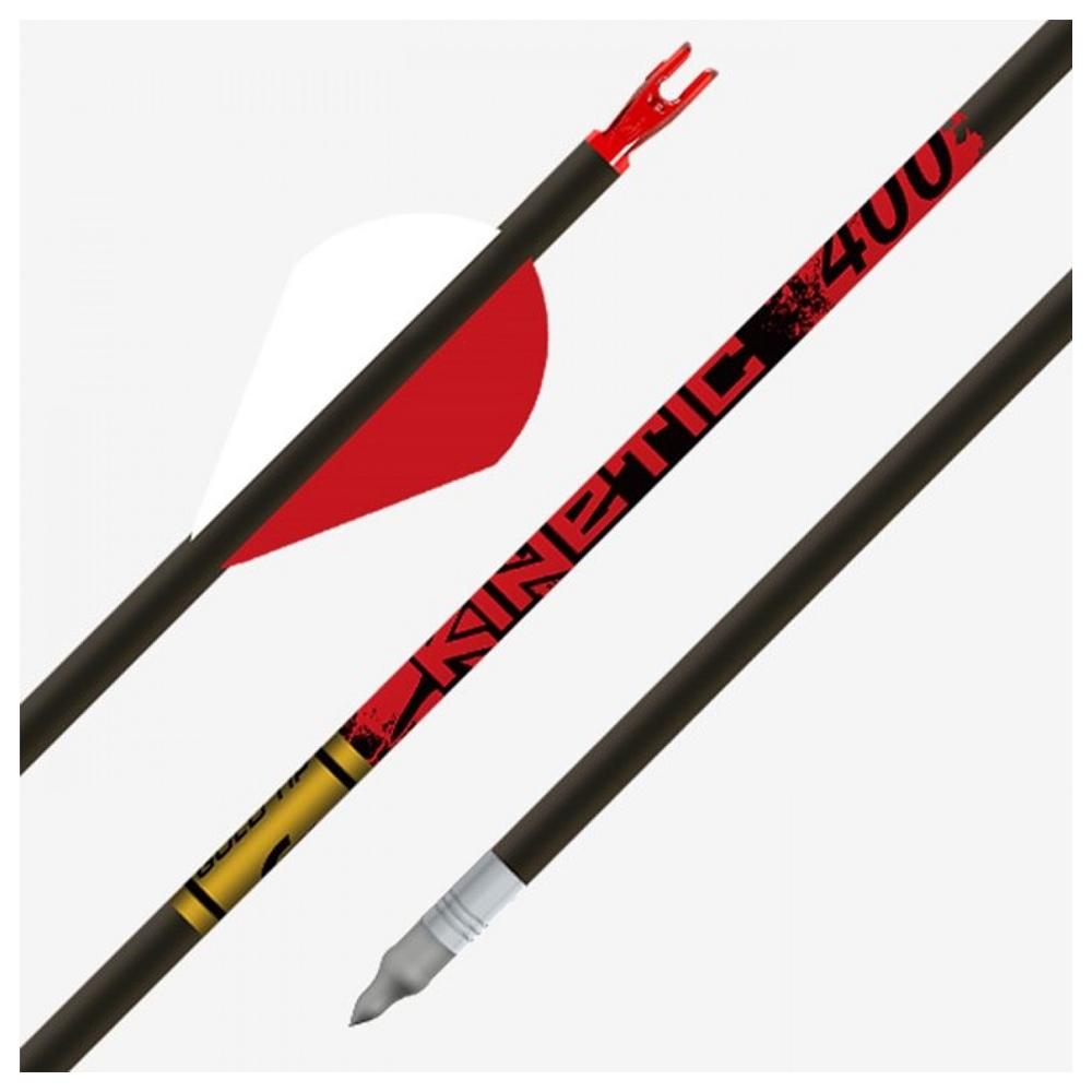 Gold Tip Kinetic 340 2-Inch Raptor Vane Arrow Set 1/2dz