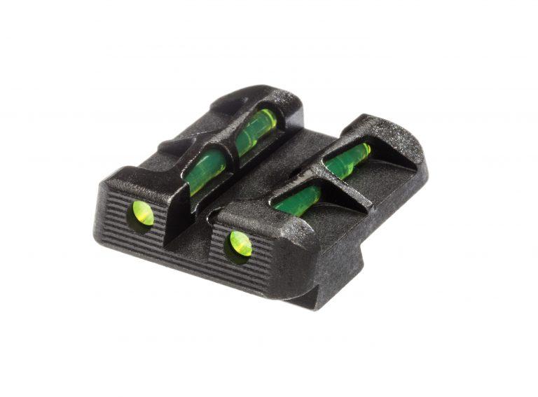 HIVIZ LiteWave Green Interchangeable LitePipe Rear Sight for Glock 9mm/.40 S&W/.357 Sig