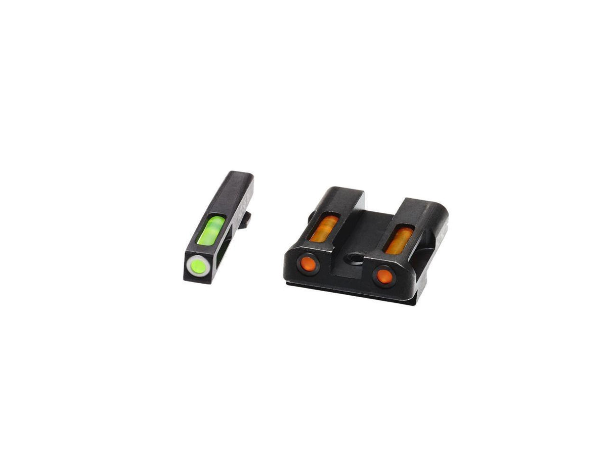 HIVIZ Glock LiteWave H3 Front Sight Orange/Green Tritium for 9mm 40 S&W and 357 Sig