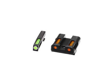 HIVIZ Glock LiteWave H3 Front Sight Orange/Green Tritium for 9mm 40 S&W and 357 Sig