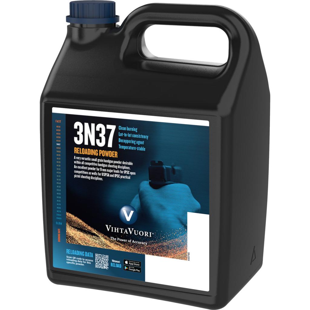 Vihtavuori 3N37 4 lb Smokeless Powder for Pistols