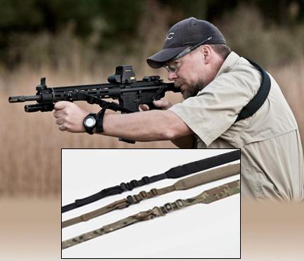 VTAC Wide Padded Two-Point Sling Coyote Brown
