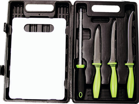 Sarges Knives Angler's Edge 5-Piece Fishing Knife Kit with Sharpener
