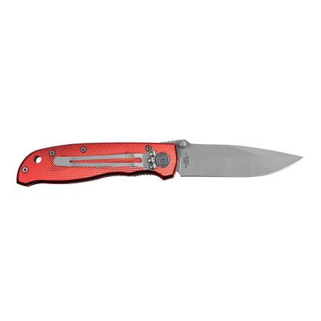Sarge Red Diamond Liner Lock Folding Knife 3.25" Drop Point Blade Red