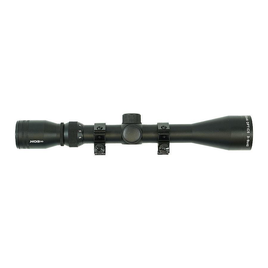 Viridian EON R4 Black 3-9x40 Rifle Scope with Included Rings