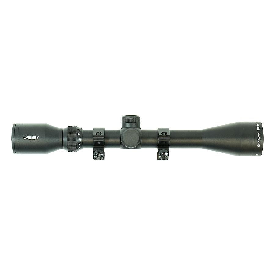 Viridian EON 4-12x40mm R4 Matte Black Rifle Scope with Rings