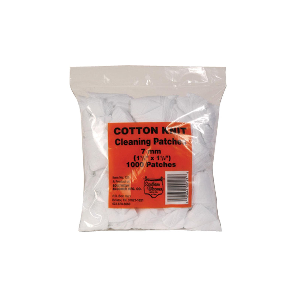 Southern Bloomer 7mm Cotton Cleaning Patches 1000 Pack