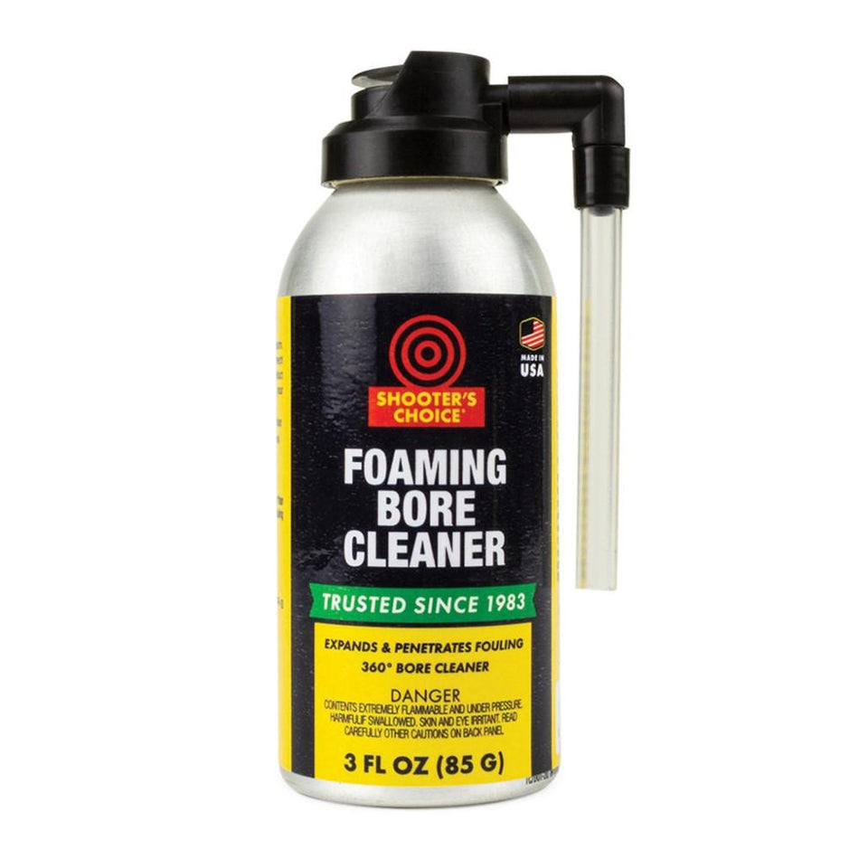 Shooter's Choice Foaming Bore Cleaner 3 oz Spray Can - Firearm Bore Cleaning