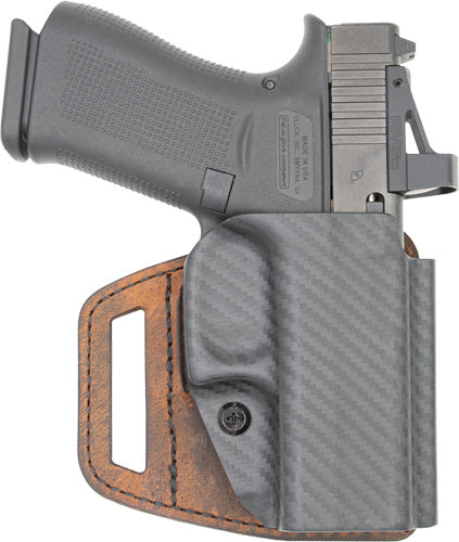 Versacarry VSlide Ruger MAX 9 OWB Hybrid Holster Poly and Brown