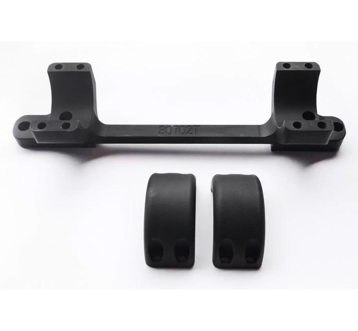 DNZ Game Reaper 30mm Low Short Action Scope Mount for Remington 700 721 722 Black
