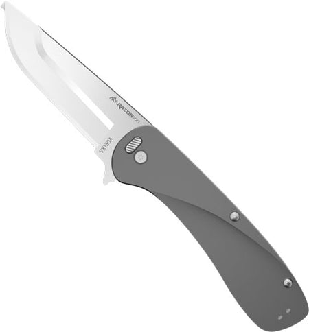 Outdoor Edge VX130AC Razor VX1 3" Cool Gray Aluminum Spring-Assist Folder