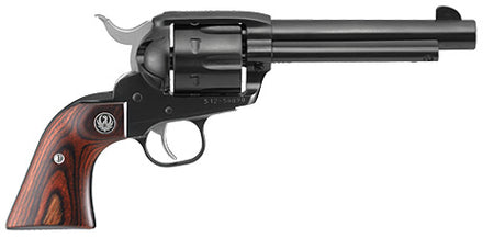 Ruger 5106 Vaquero Medium Frame 357 Mag/38 Special 6rd 5.50" Blued Alloy Steel Barrel, Cylinder & Frame, Hardwood Grip, Transfer Bar Safety, Exposed Hammer