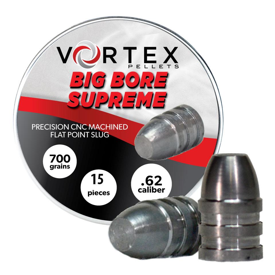 Vortex .62 Cal 700gr Big Bore Supreme Air Rifle Pellets 15/ct