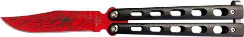 Bear & Son Widow Series Red Black Butterfly Knife 3 Inch