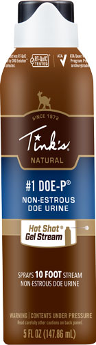 Tinks #1 Non-Estrus Doe-P Deer Lure Aerosol Gel 5 Ounce