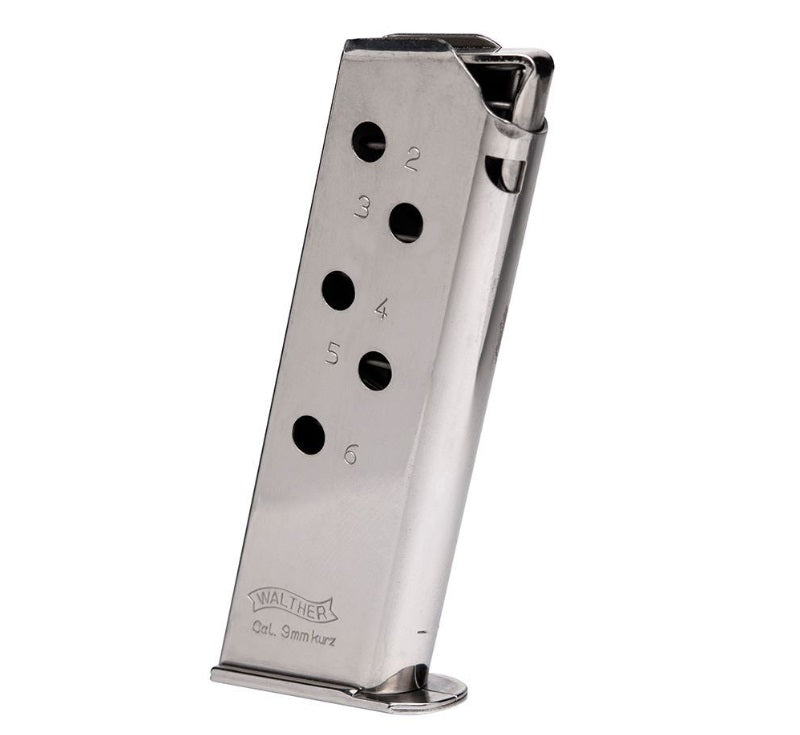 .32 ACP 8rd Nickel Magazine for PPK/S Pistol