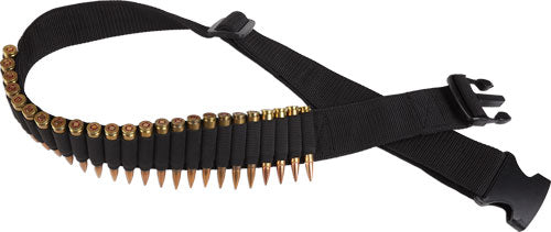 Bulldog Adjustable Black Rifle Ammo Belt for 24 Cartridges