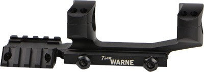 Warne 1" Tactical Picatinny Ramp Mount Cantilever Design Black