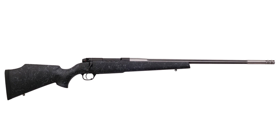 Weatherby MAM01N257WR8B Mark V Accumark 257 Wthby Mag 3+1 26" Barrel, Graphite Black Cerakote Metal Finish, Gray Webbed Black Fixed Monte Carlo Stock