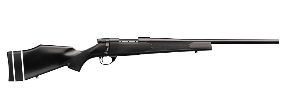 Weatherby VYT65CMR0T Vanguard Synthetic Compact 6.5 Creedmoor 4+1 20" Matte Blued #1 Threaded Barrel, Matte Blued Drilled & Tapped Steel Receiver, Black Adjustable Synthetic Stock