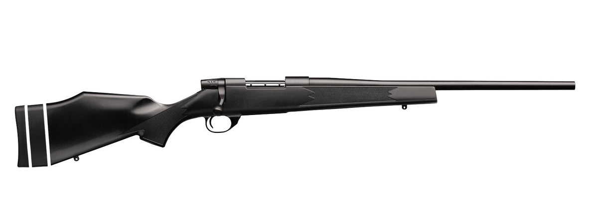 Weatherby VYT223RR0T Vanguard Synthetic Compact 223 Rem 5+1 20" Matte Blued #1 Threaded Barrel, Matte Blued Drilled & Tapped Steel Receiver, Black Adjustable Synthetic Stock
