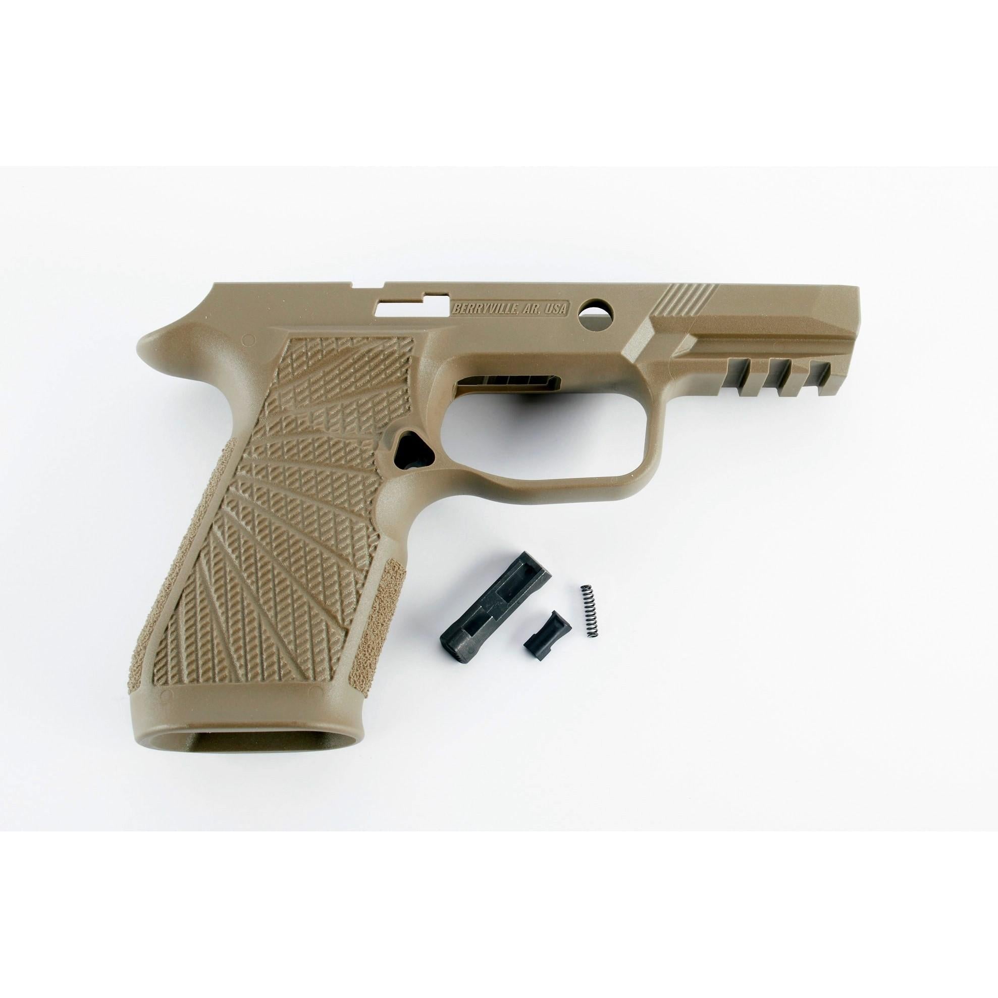 Wilson Combat Sig Sauer P320 Carry II Grip Frame No Manual Safety Tan