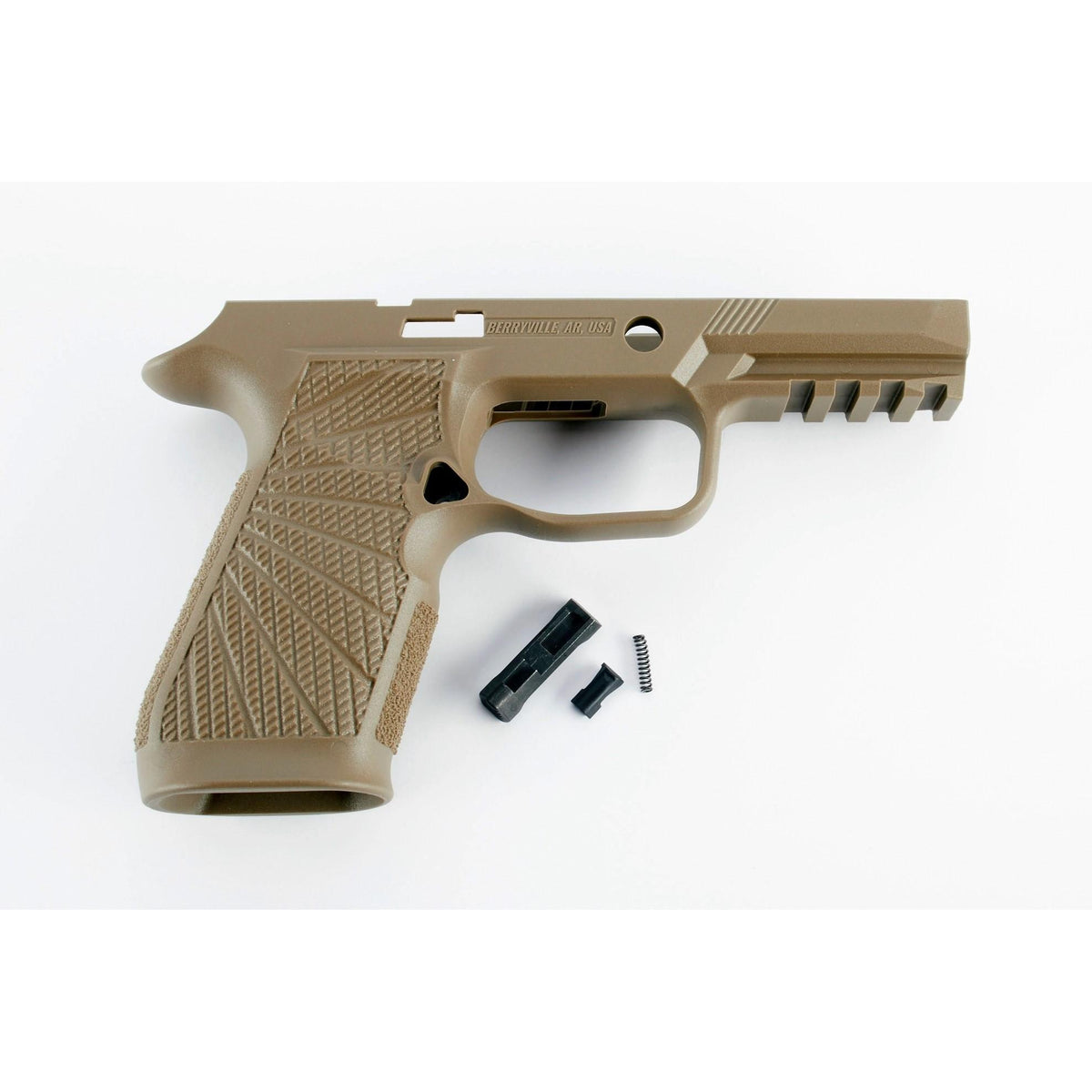 Wilson Combat Sig Sauer P320 Carry Grip Frame Module No Manual Safety Tan
