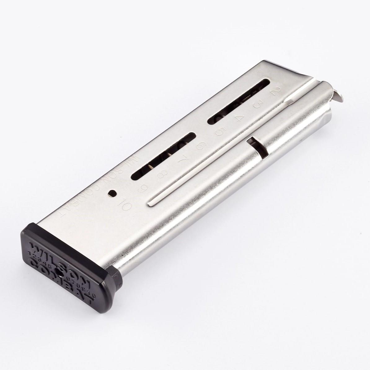 Wilson Combat ETM Base Pad .38 Super 10-Round 1911 Handgun Magazine