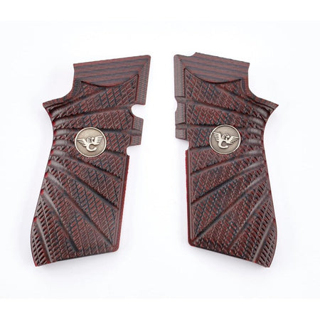 Wilson Combat EDC X9 Starburst G-10 Handgun Grip Panels Black Cherry