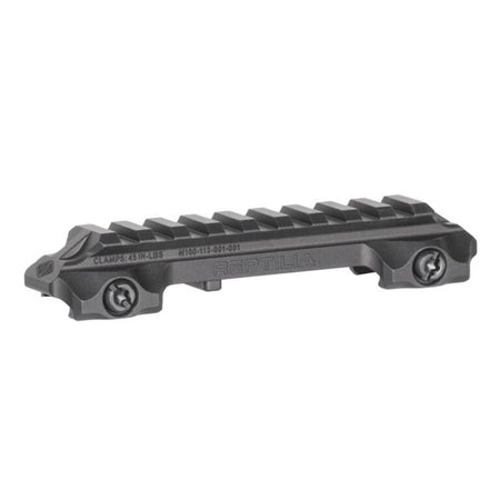 Reptilia RMU 9-Slot Picatinny Optic Riser Mount - .625 Inch Height - Matte Black