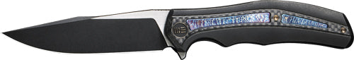 WE Knife Zonda Flipper 4.05" Black Titanium / Black Stonewash Finish